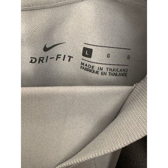 NEW Nike Womens Size Large (L) Dri-FIT Strike Soccer Shirt Gray - Picture 3 of 6